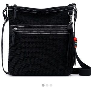The Sak Lucia crossbody, black macrame